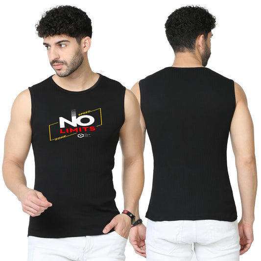 Sando Tank Top for Men Workout Tank [Black] | Top gym shirts for Men Trendy, Stylish & Comfortable Printed Gym Sando Tanks Top For Men Sizes:MediumLargeExtra Large Note: We recommend hand wash for long lasting life.  Size Chart:    Product's Picture: